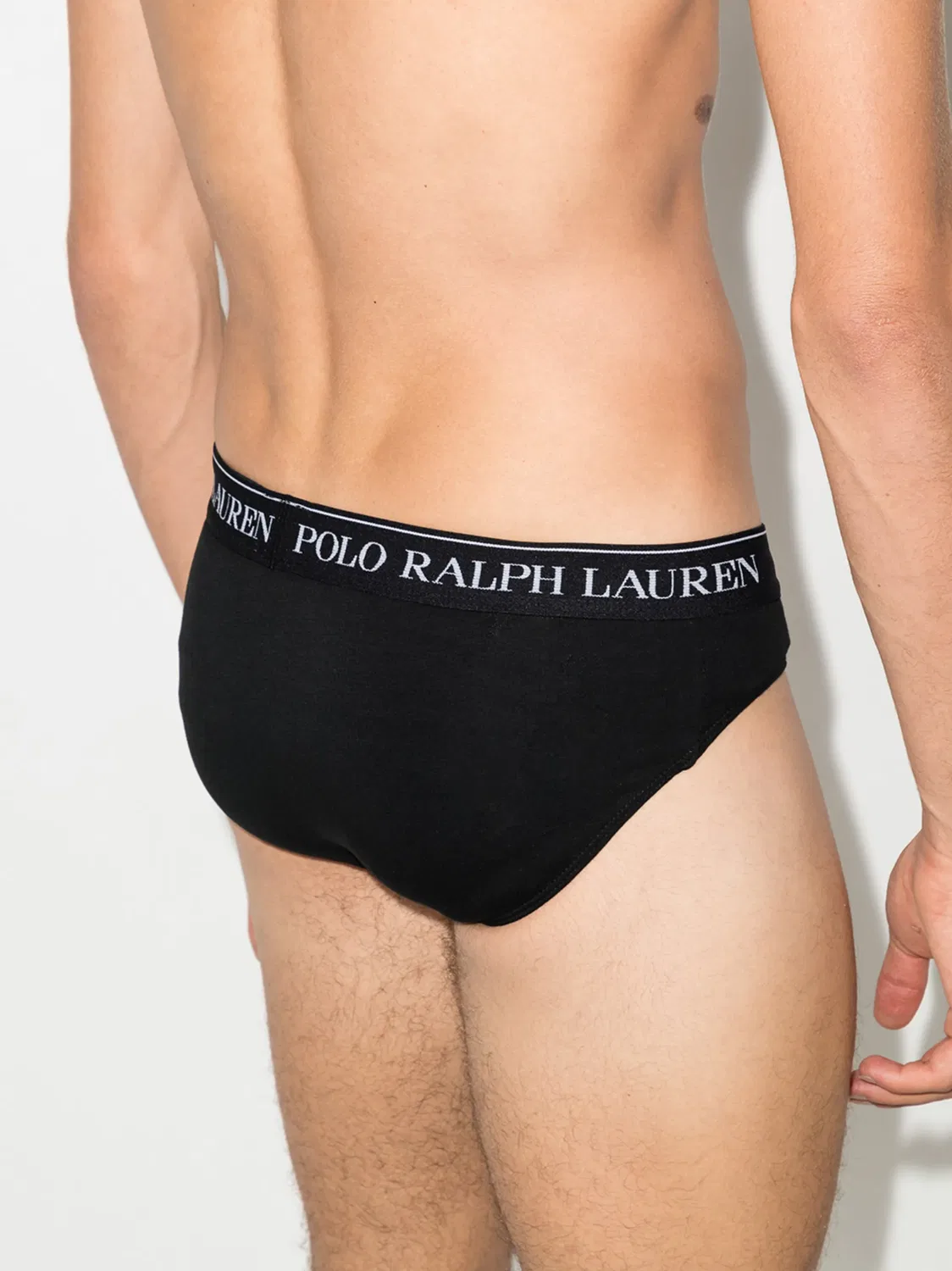 Polo Ralph Lauren Набор из 3 трусов-слипов, черный — фото 3