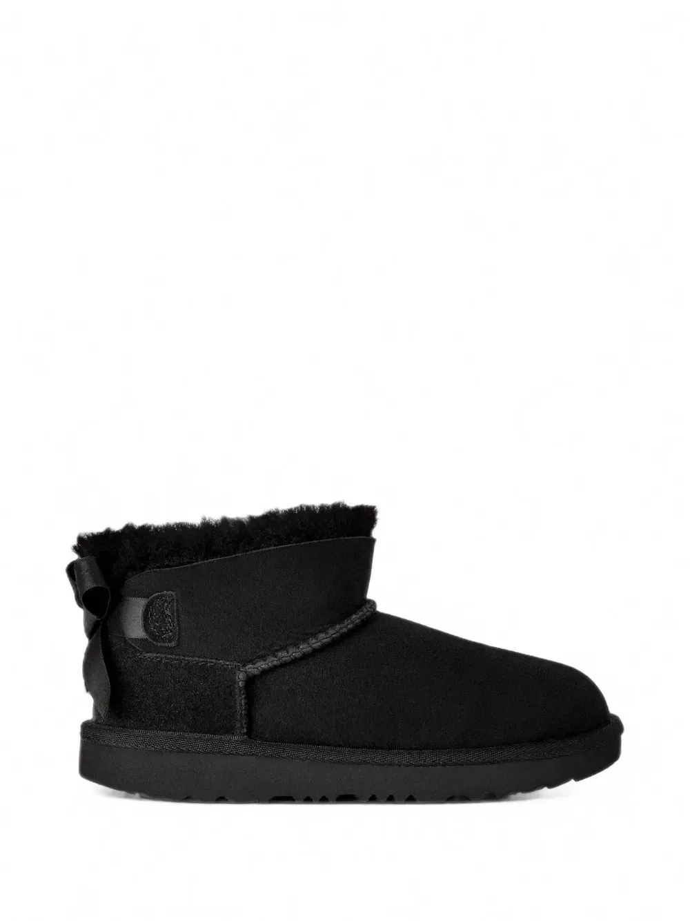 Детские ботинки UGG Ultra Bailey с бантиками UGG Kids, черный — фото 2