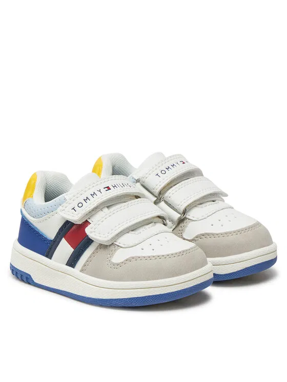 Кроссовки Flag Low Cut Velcro Sneaker Tommy Hilfiger, белый — фото 2