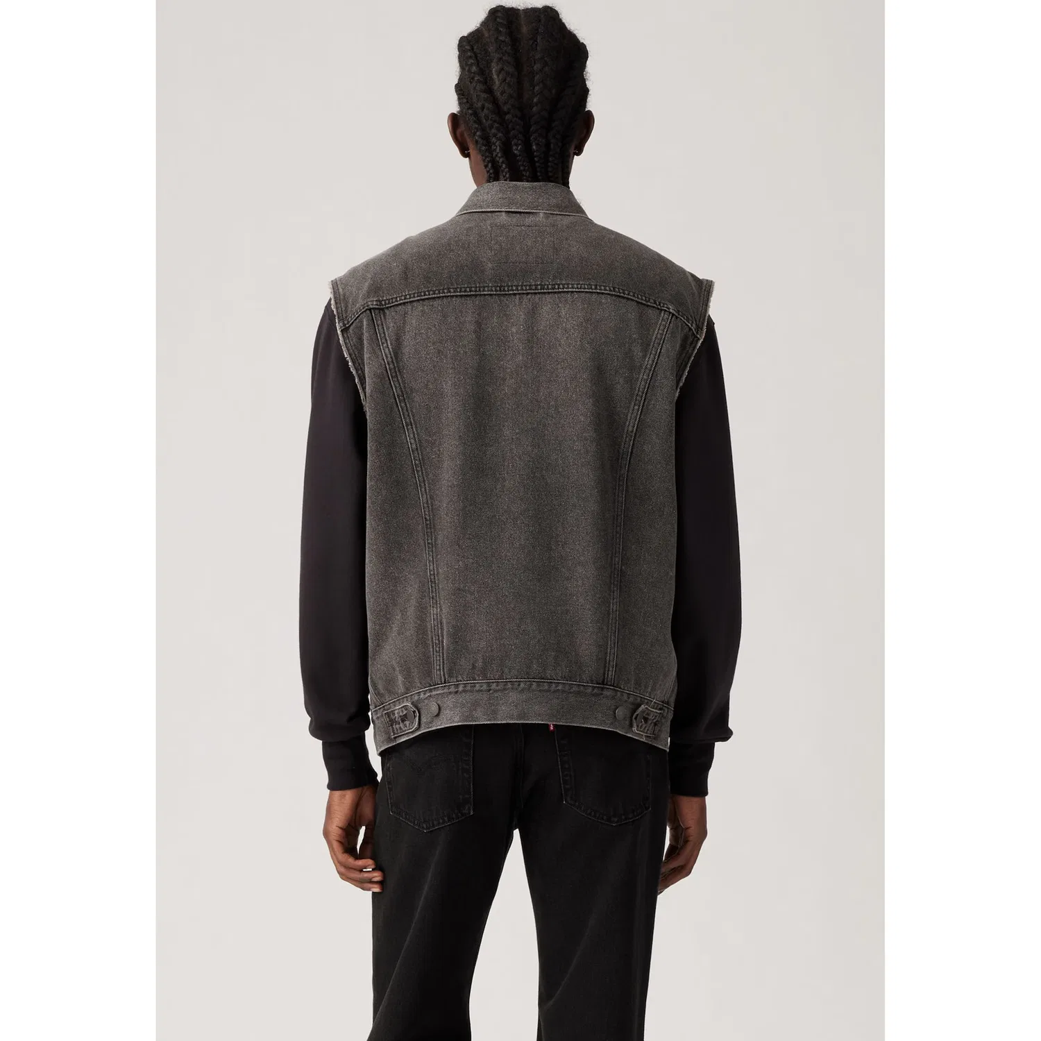 Мужская джинсовая жилетка свободного кроя Levi's, Night Owl Vest — фото 4