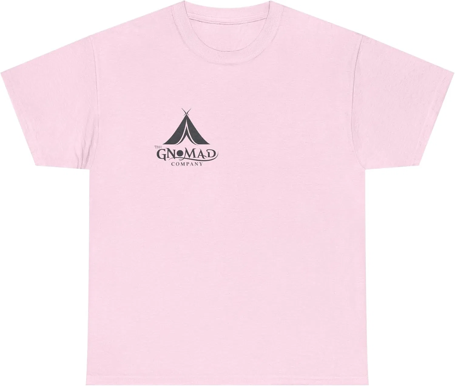 Унисекс футболка с гномом на рыбалке Gildan 5000, Light Pink