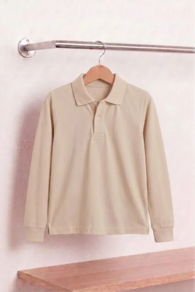 Детское поло с длинным рукавом Nacar Store, Beige