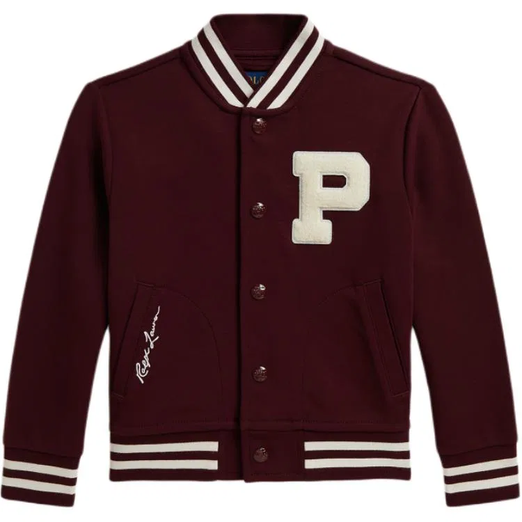 Детская куртка с воротником-стойкой Moderate, Polo Ralph Lauren, Dark Red Gemstone