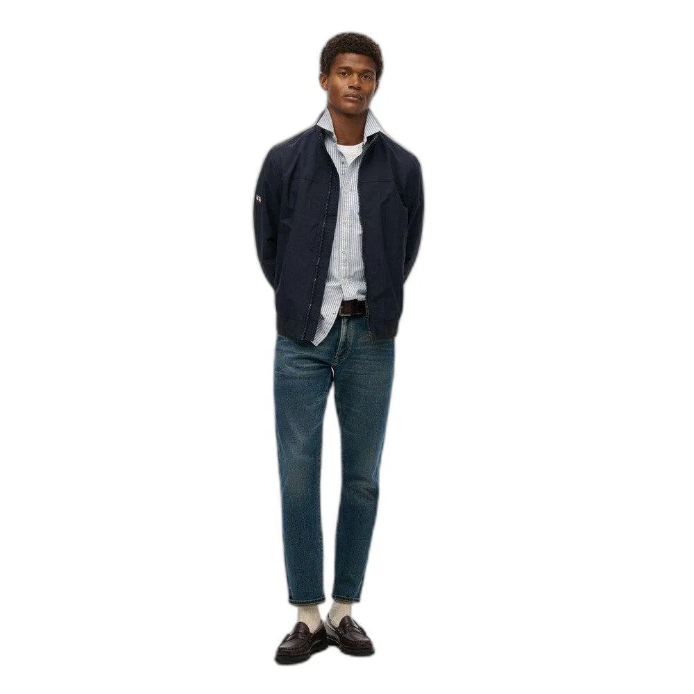 Мужская куртка-бомбер Superdry Harrington classique, BLAU — фото 2