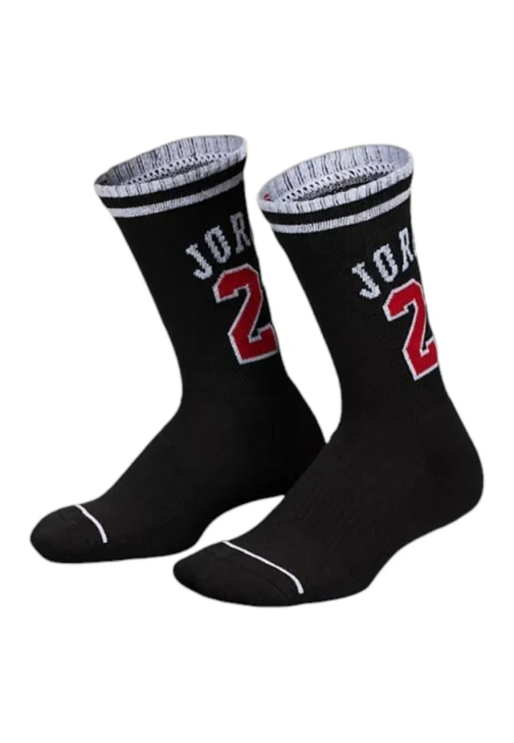 J varsity 3pk col 023 - носки Jordan, Black — фото 3