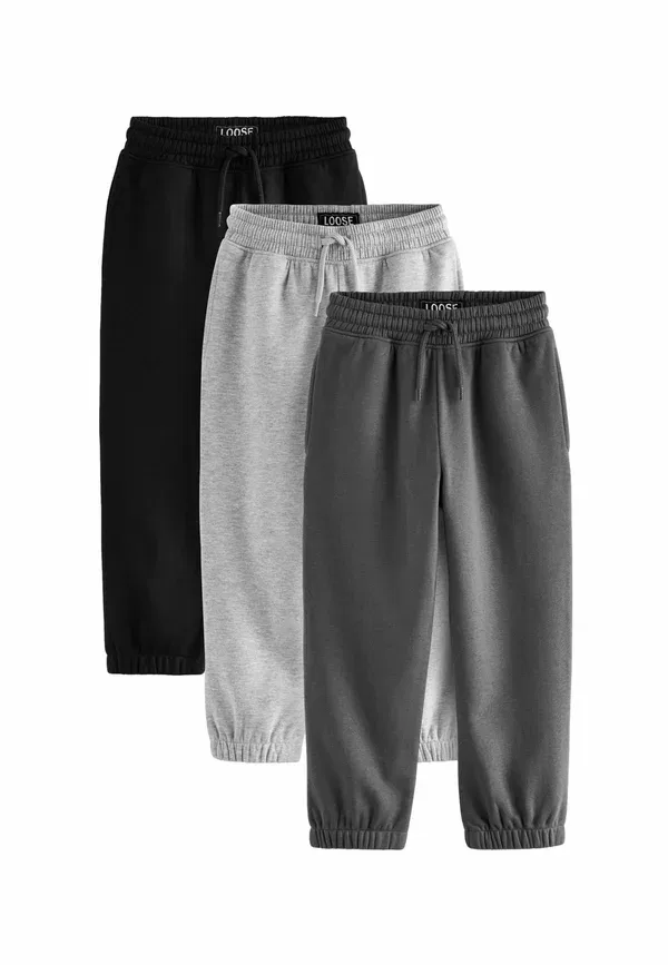 Комплект из 3 брюк Regular Fit Next, черный, Navy Blue, Grey