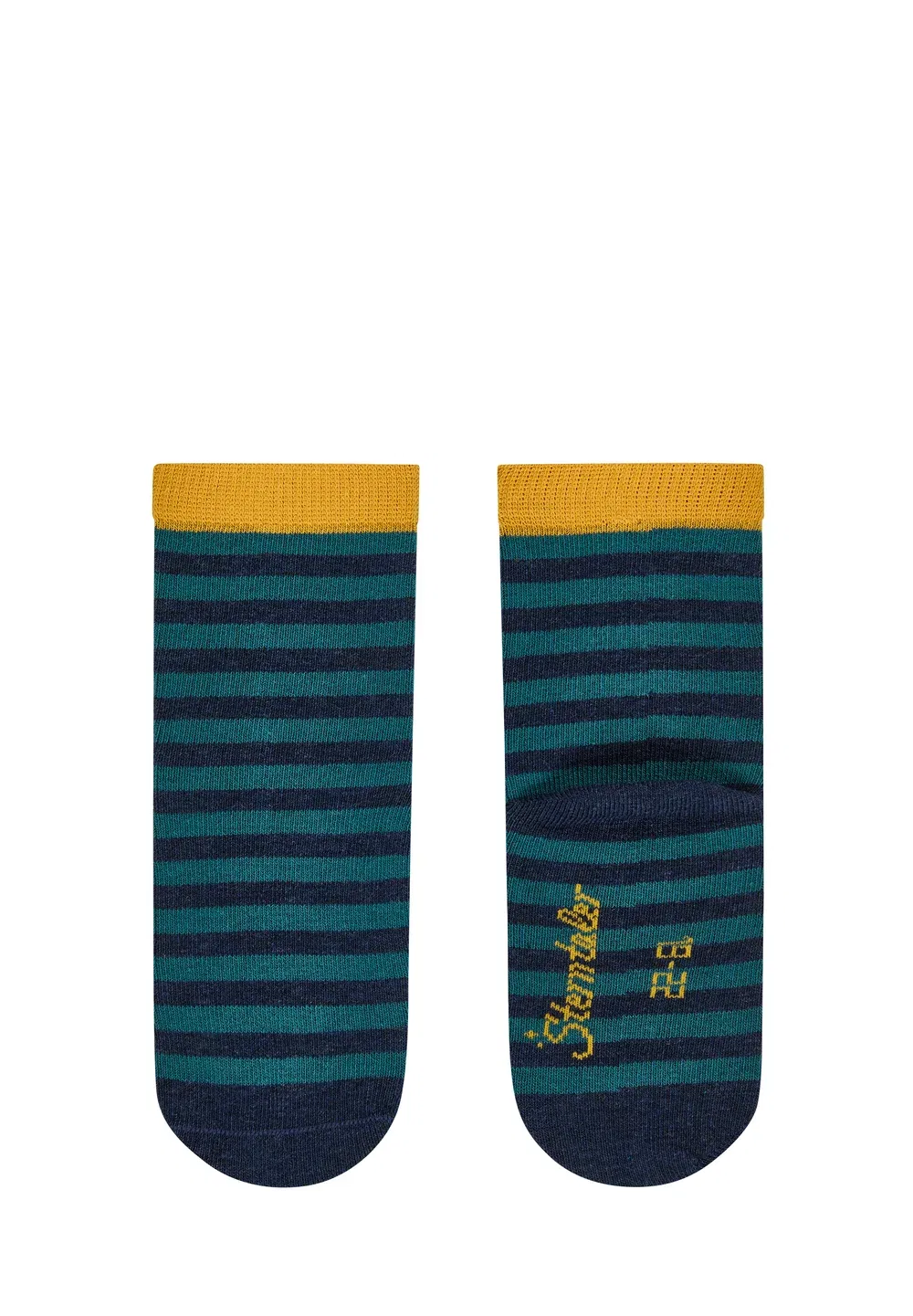 Socken 3er Pack Ringel, Planet und Astronaut mit Elastischem Bündchen - носки Sterntaler, Pudergrün — фото 3