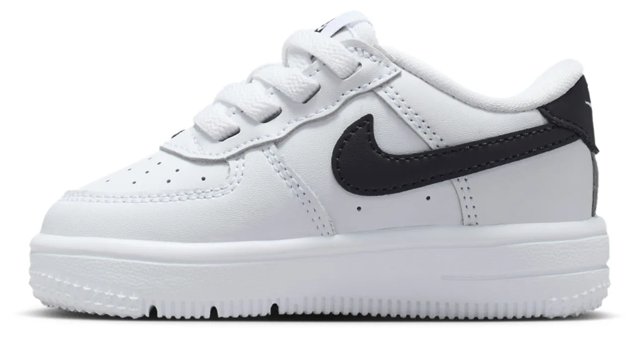 Кроссовки для малышей Air Force 1 LE Nike, белый/черный — фото 2