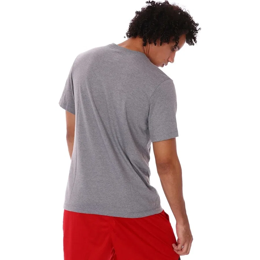 Футболка с графическим принтом Air Jordan Jumpan Short-Sleeve Crew Nike, Черно-серый — фото 2