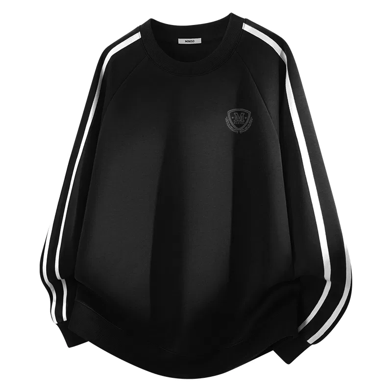 Детский свитшот с цветовым блоком MINISO, Black