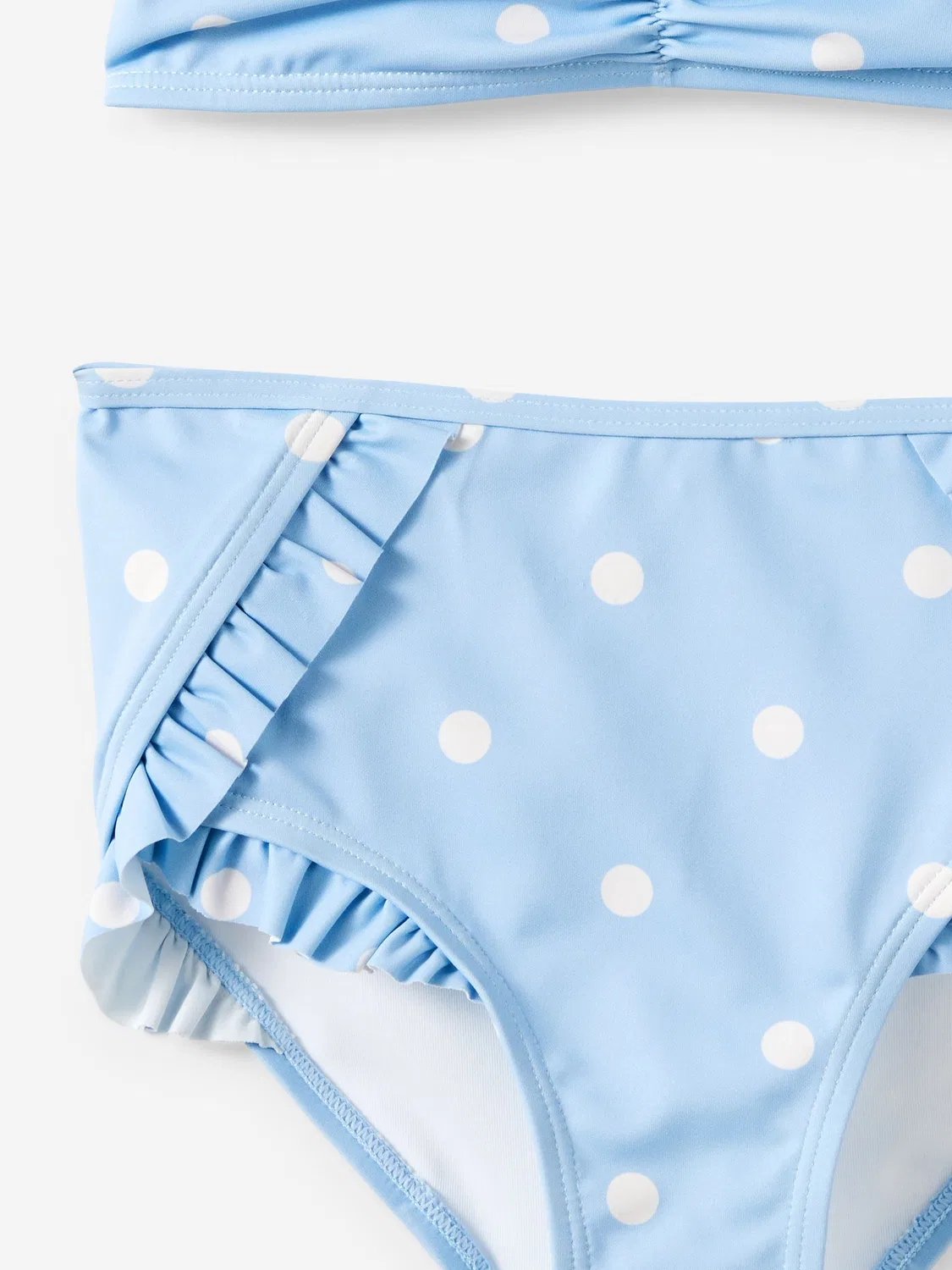 Бикини с оборками Cotton On Blue, синее — фото 3