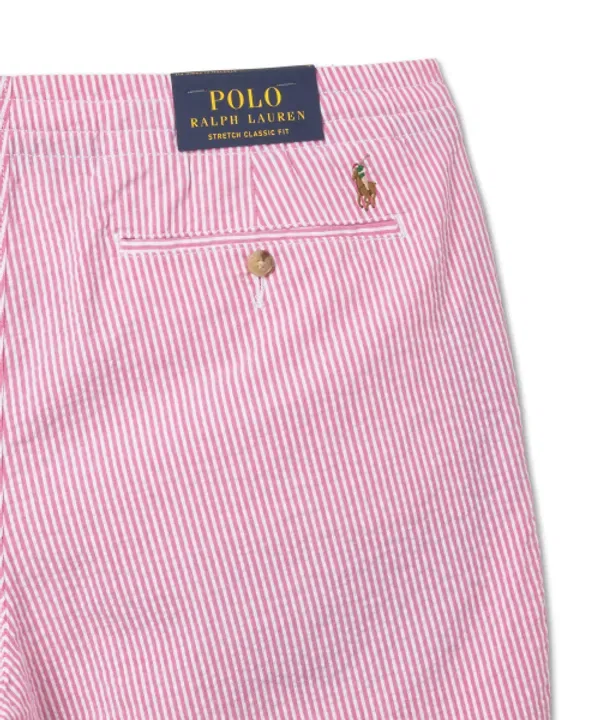 Шорты Prepster Seersucker, Polo Ralph Lauren, розовый — фото 4