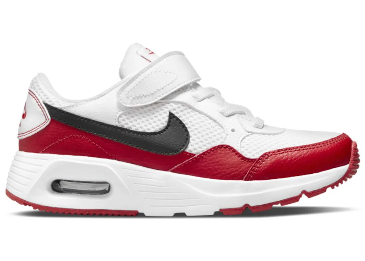 Детские кроссовки Lifestyle Nike Air Max SC, White/University Red/Black