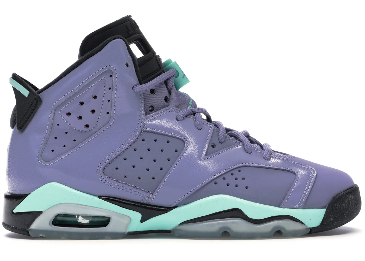 Детские кроссовки Lifestyle Jordan 6 Retro Jordan, Iron Purple/Bleached Turquoise/Black