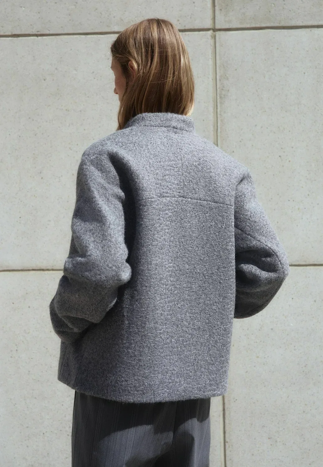 Куртка-Шарф-Коатиган - легкая куртка Next, Grey — фото 3