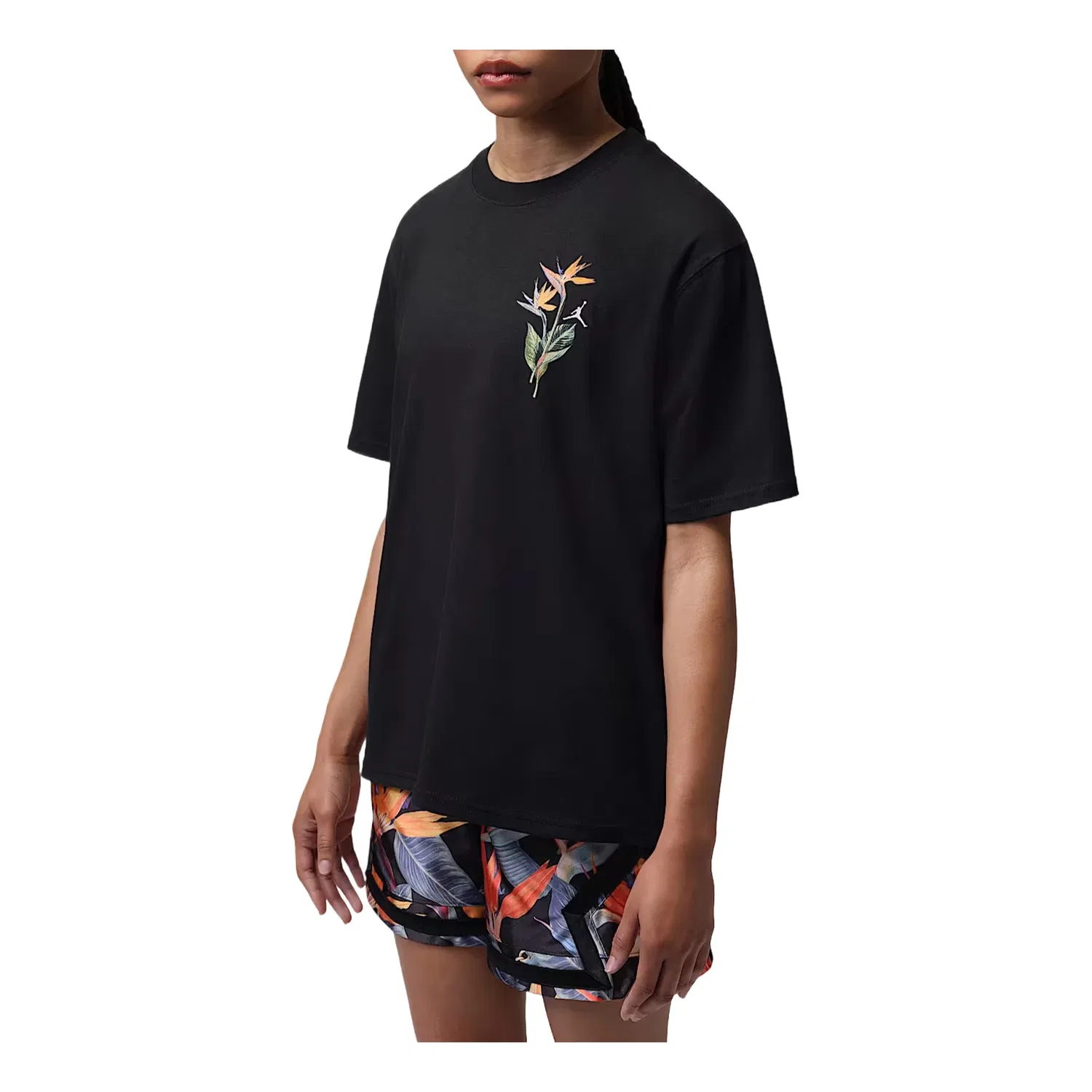 Женская футболка Graphic Girlfriend T-Shirt 'Black' Jordan, черный