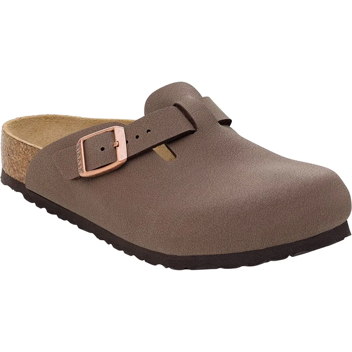 Детские сабо с контурной стелькой Boston Birkenstock, Mocha Birkibuc — фото 2