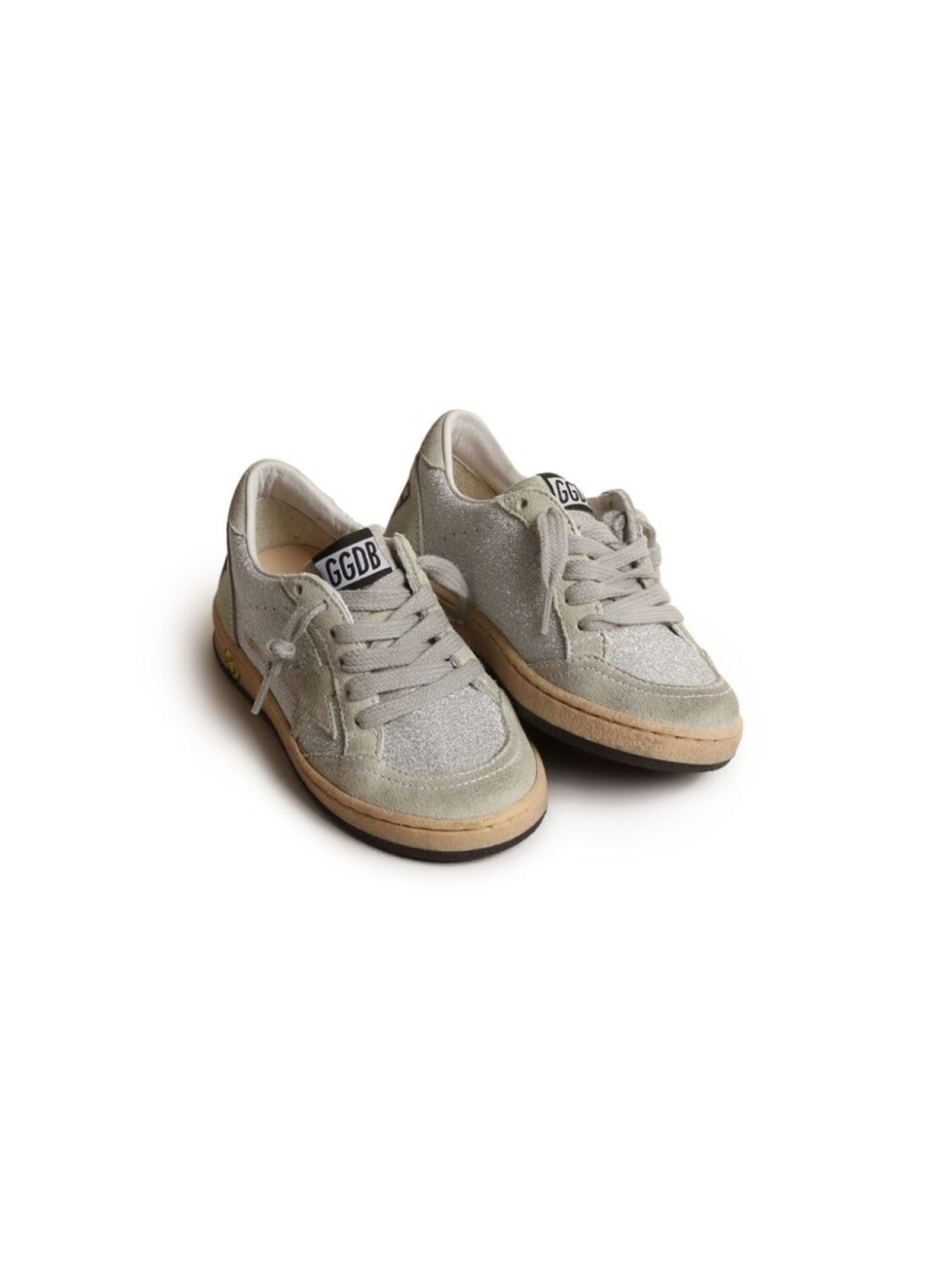 

Golden Goose Kids кроссовки на шнуровке с логотипом, серый