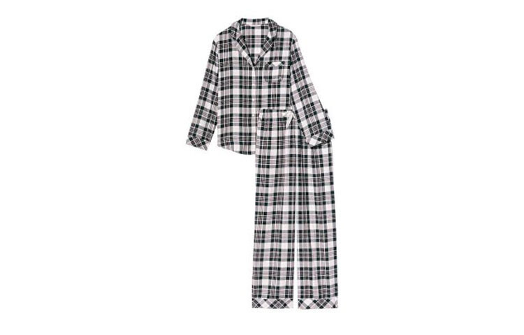 

Женский пижамный комплект Victoria's Secret, цвет Black/White Checked