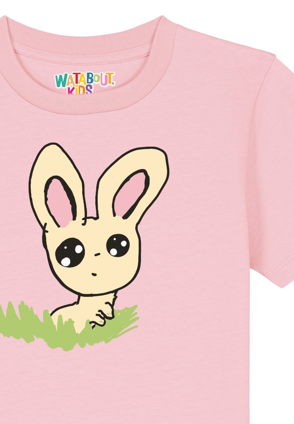 Футболка с принтом OSTERHASE IM GRAS Watapparel, цвет cotton pink — фото 3