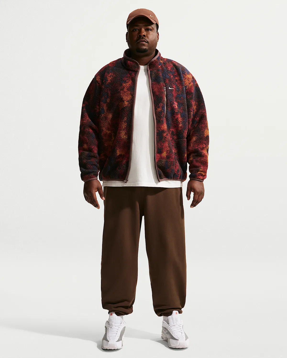 Мужская зимняя куртка Nike Sportswear Club, Obsidian/Mosswood Brown/World Indigo — фото 4