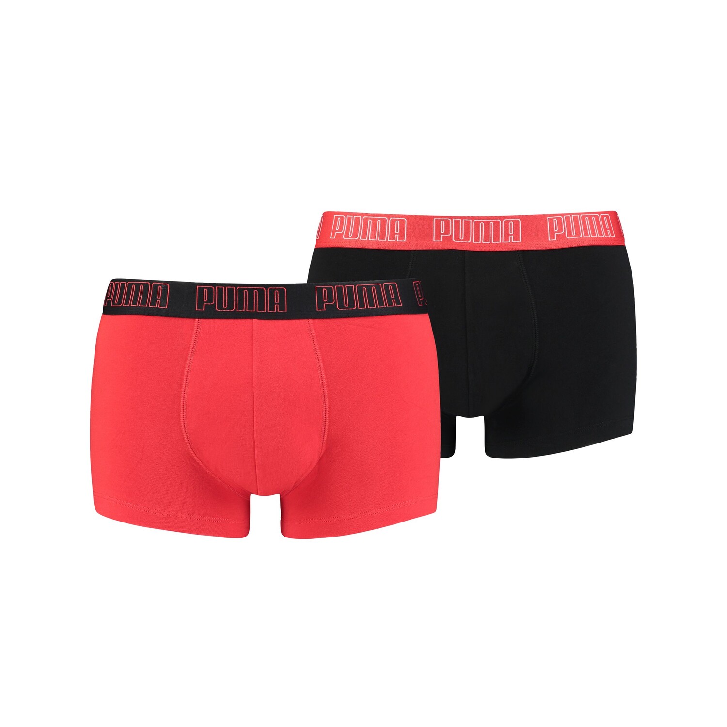 

Боксеры Puma Boxershorts PUMA BASIC TRUNK 2P, цвет 002 - Red / Black