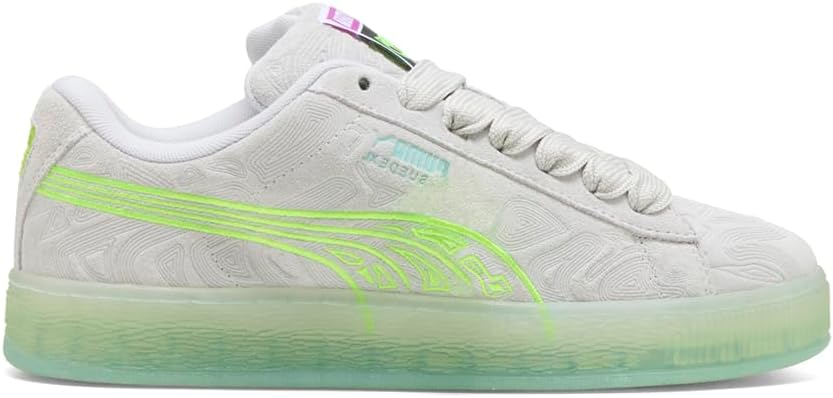 

Мужские замшевые кроссовки PUMA XL Alien с шнуровкой, повседневные - серые