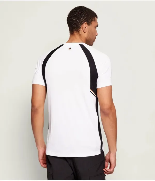 Футболка TS_TOC Spin CB Boss x The Chance slim fit Boss Green, белый — фото 3