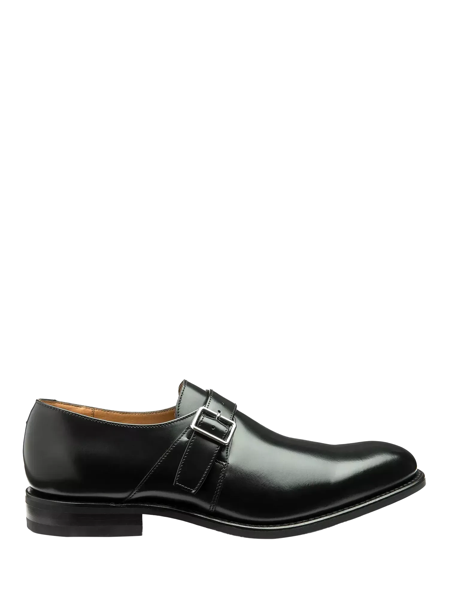 357 Кожаные монашеские туфли, черные Loake