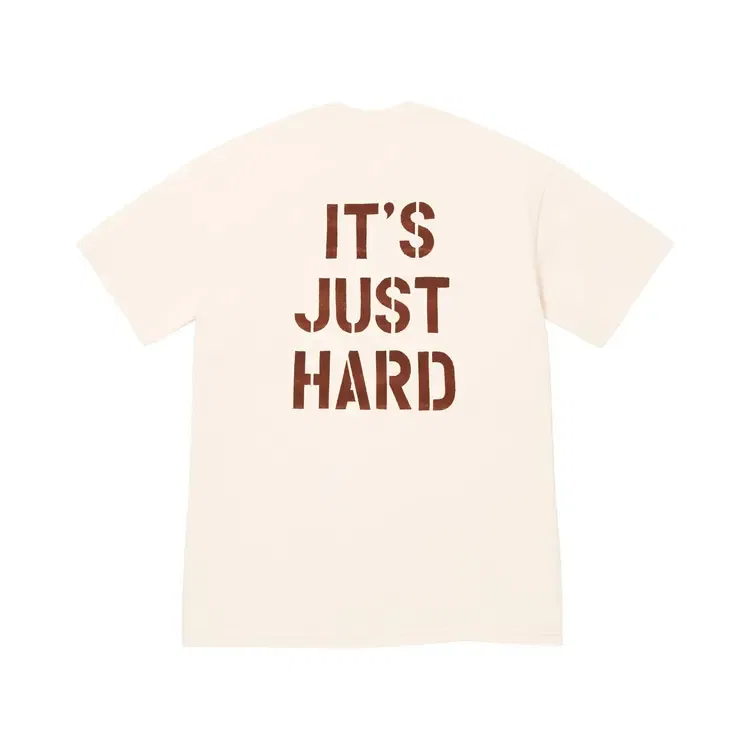 Футболка Supreme Hard Tee, кремовый — фото 2
