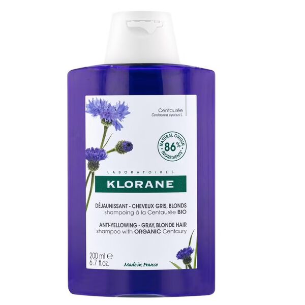 

Шампунь для устранения желтизны, 200 мл Klorane Centaury