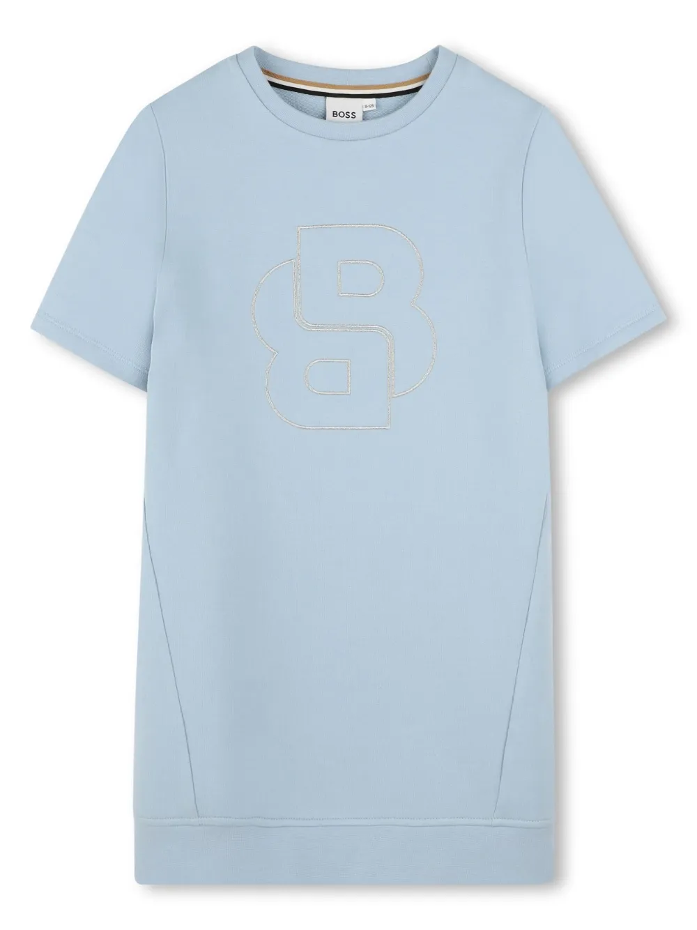 

Платье с короткими рукавами BOSS Kidswear, синий