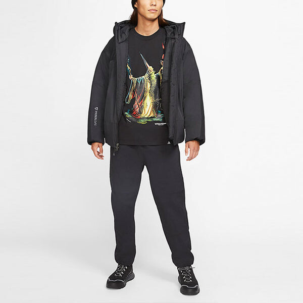 Футболка Nike ACG Casual Sports Subject Printing Short Sleeve Black, черный — фото 3