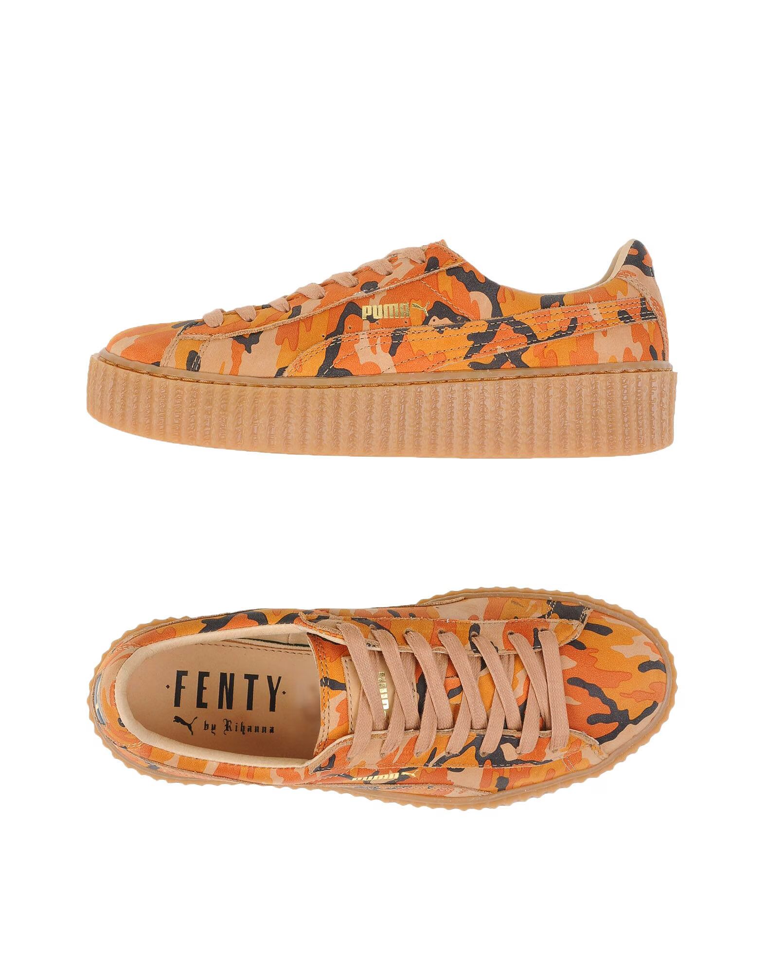 Кроссовки Suede Creepers Camo Rihanna Puma, желтовато-коричневый