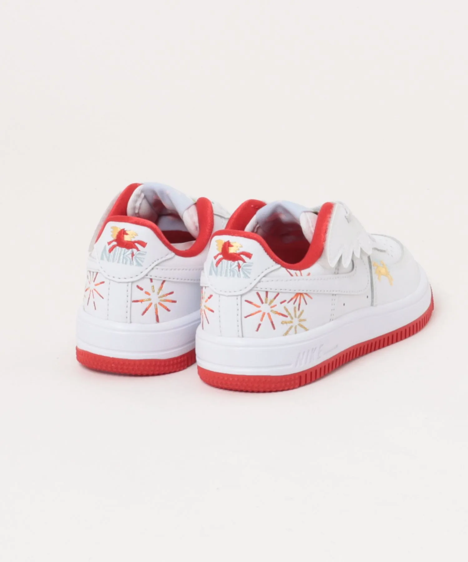 Детские кроссовки с липучкой Nike Force 1 Low EasYon PS KIQ1136 белые — фото 2
