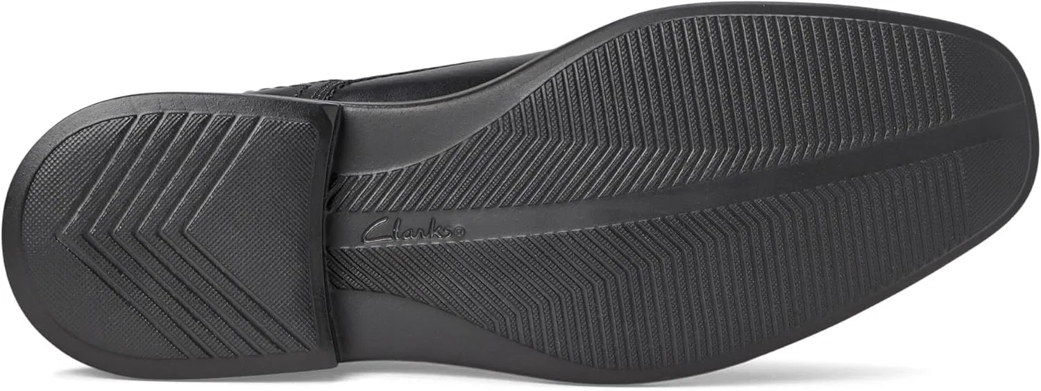 Мужские тапочки Clarks Dresslite Step, Black Leather — фото 3