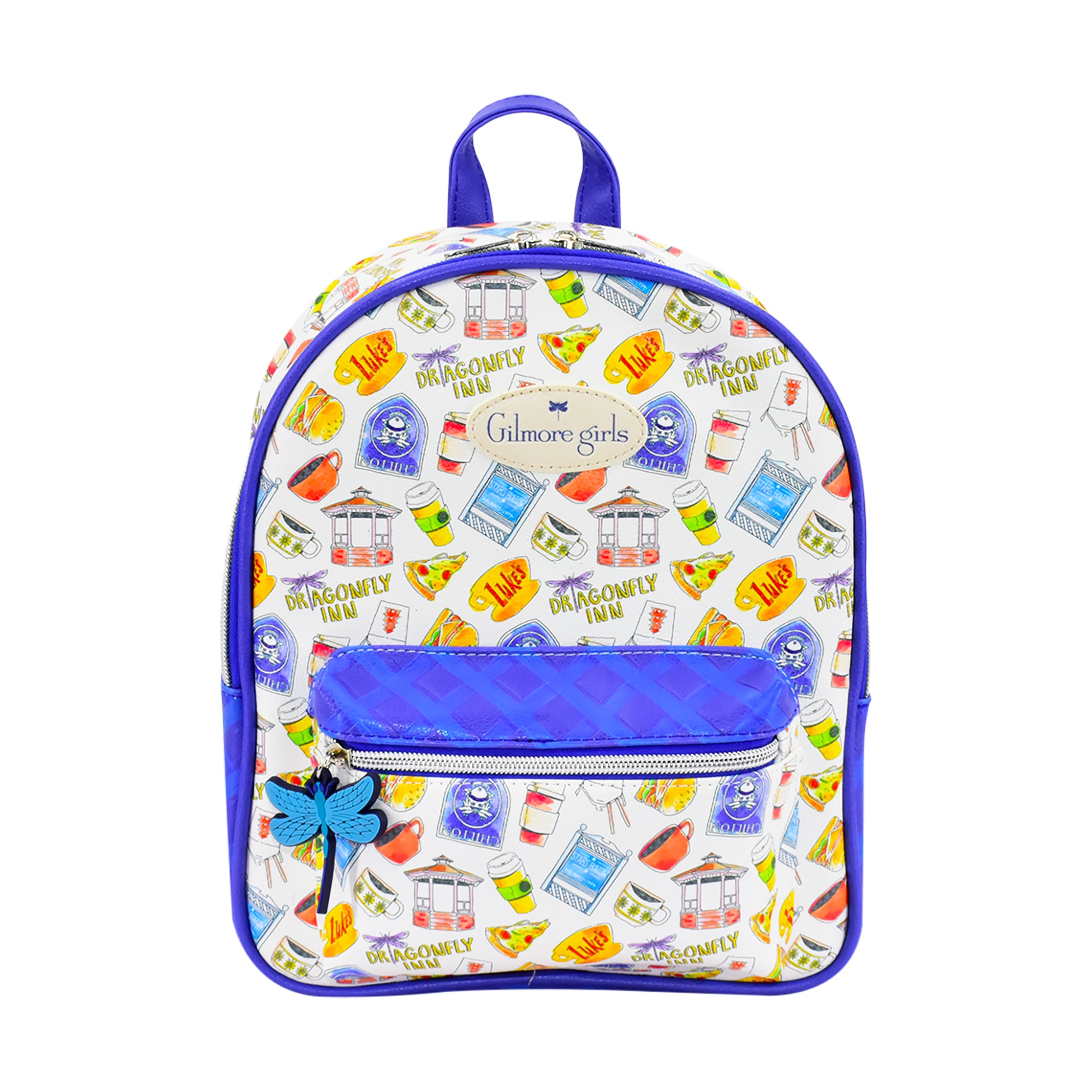

Гилмор Гелз Принт по всей поверхности Мини рюкзак Gilmore Girls, мультиколор