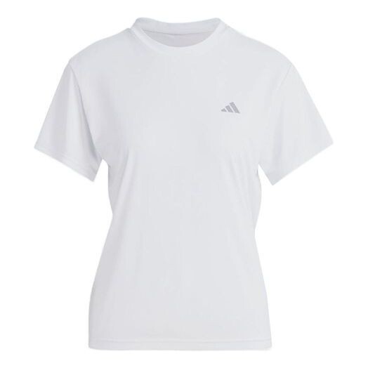 

Футболка (WMNS) adidas Run It T-Shirts 'White', белый