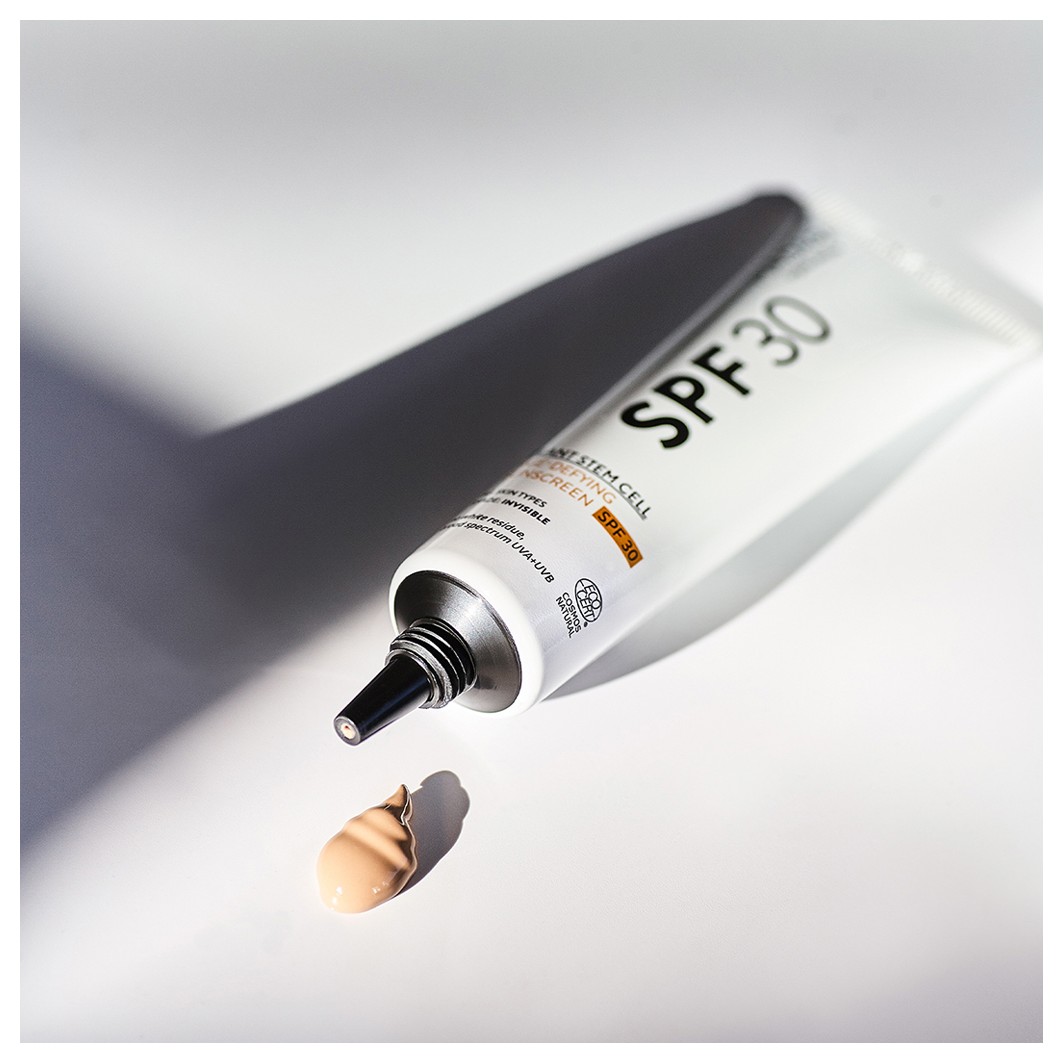 Солнцезащитный крем plant stem cell age-defying gesichts- lsf30 Madara, объем 40 мл — фото 4