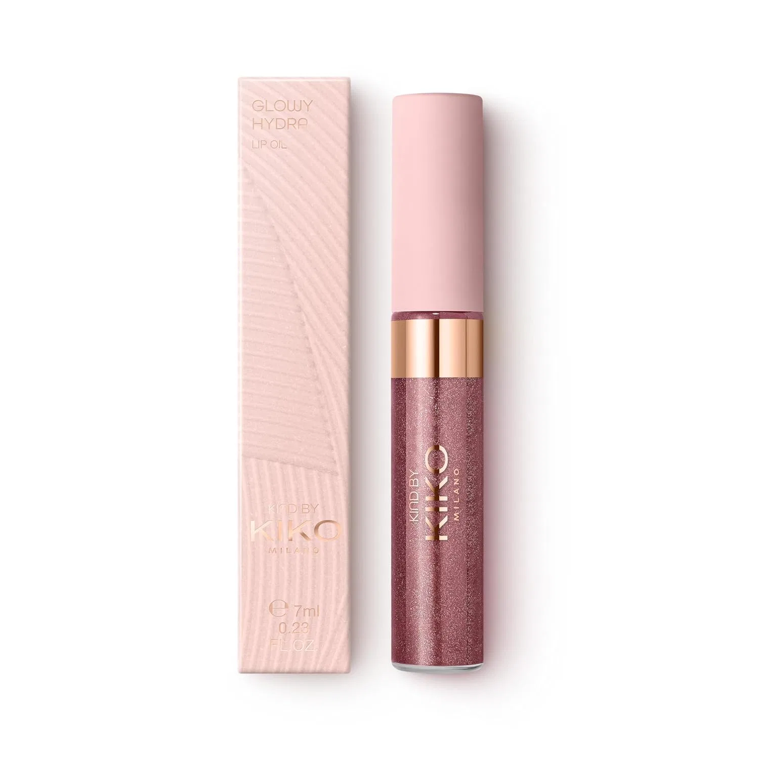 Увлажняющее масло для губ «Kind by KIKO Glowy Hydra Lip Oil» 04 от KIKO Milano Kiko Milano, Mauve - R Nature (Pearly Mauve) 04 — фото 4
