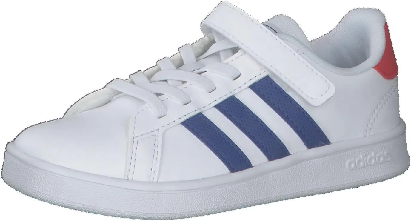 Детские теннисные кроссовки унисекс Grand Court Lifestyle на шнуровке adidas, ярко-красный