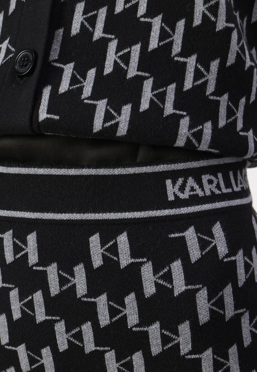 

Юбка-карандаш MONOGRAM SKIRT KARL LAGERFELD, серый
