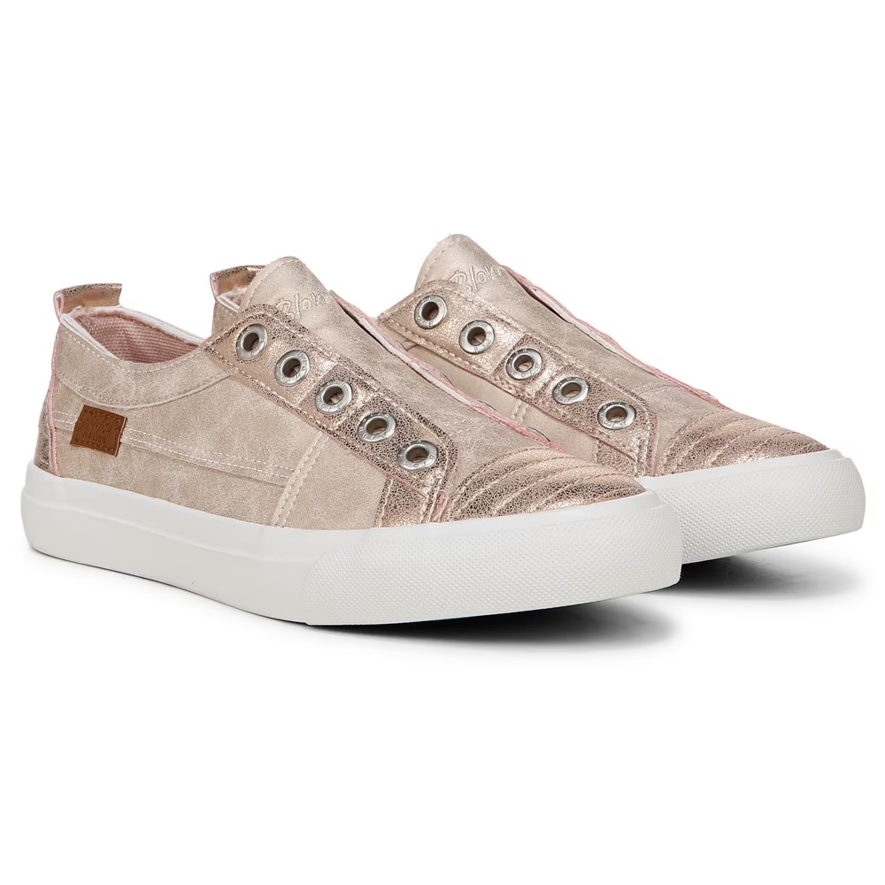 Кеды без шнуровки Blowfish Malibu, rosegold faux leather