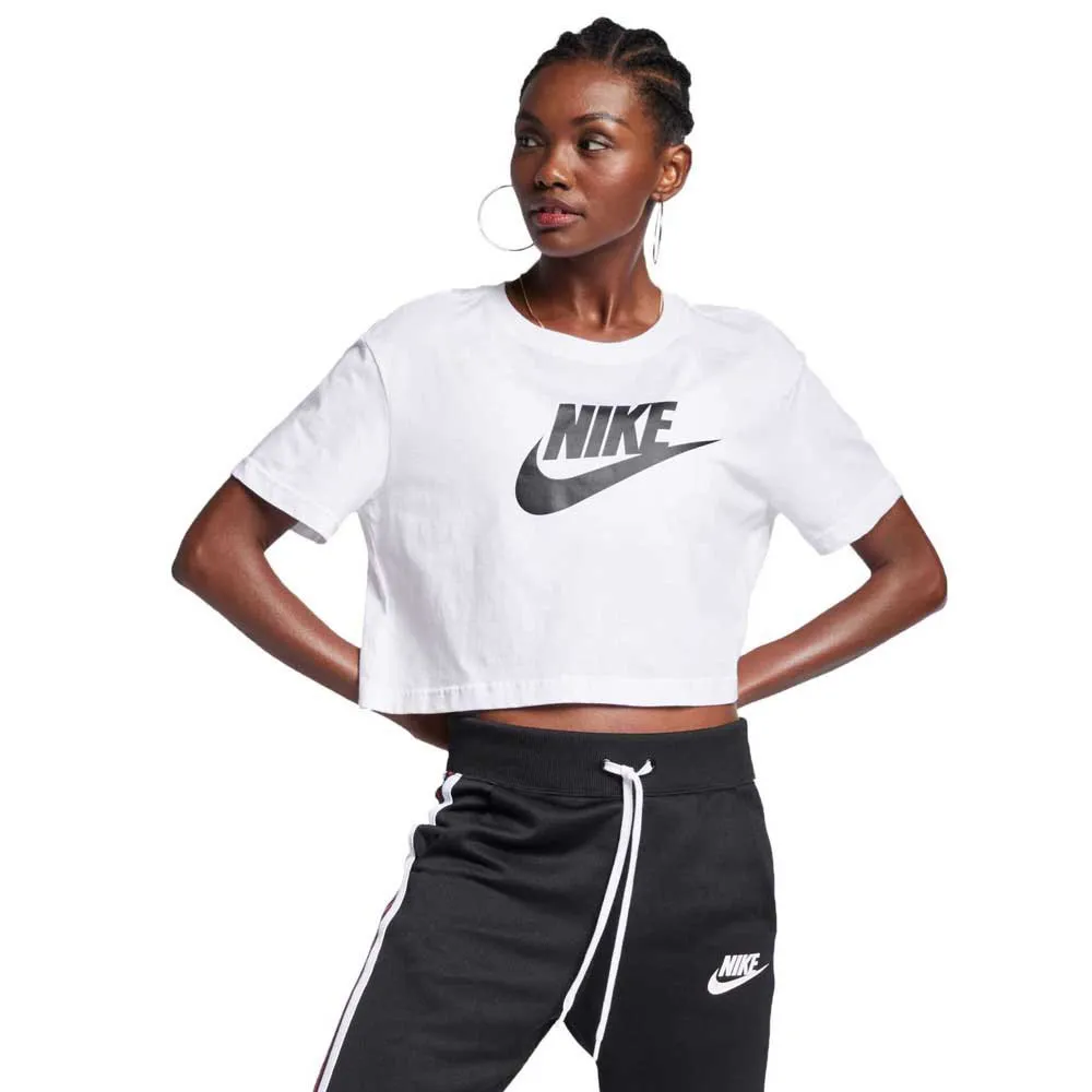 

Футболка Nike Sportswear Essential Icon Futura Crop, белый