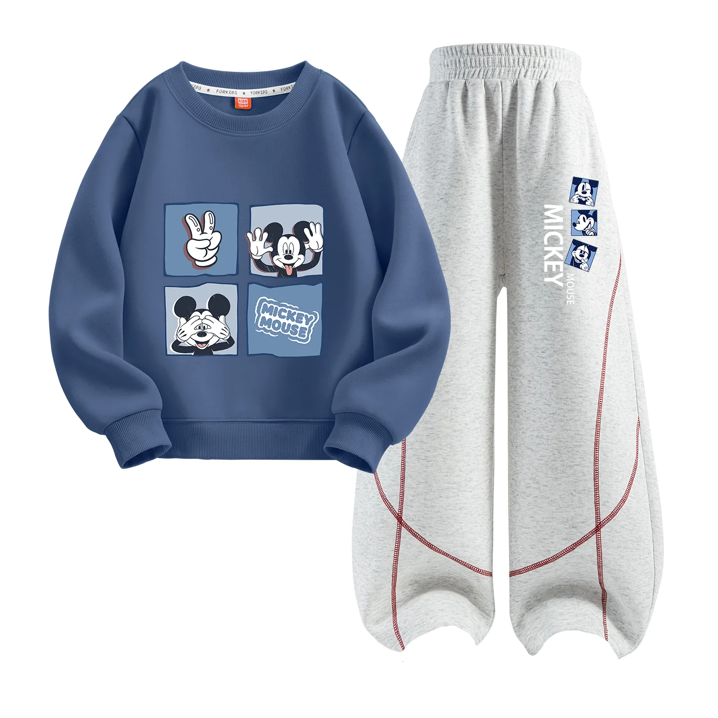 Детский спортивный комплект Casual Disney, Indigo Square with Mickey Mouse K White Heather Gray Frame