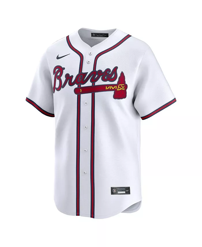 Мужская белая домашняя лимитированная джерси Atlanta Braves Nike — фото 2