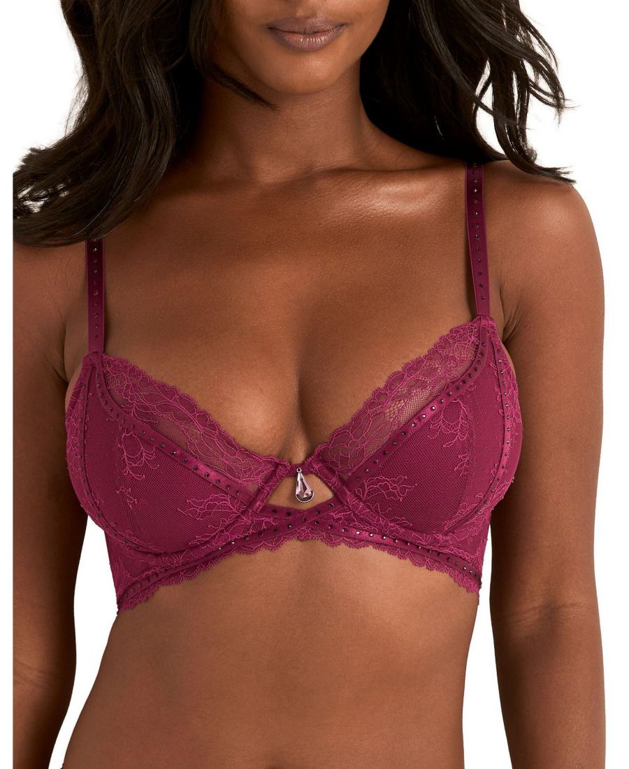 

Женский бюстгальтер Lyra Contour Demi Bra Adore Me, Dark purple