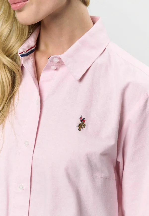 Блузка на пуговицах uwgina U.S. Polo Assn., Light Pink — фото 4