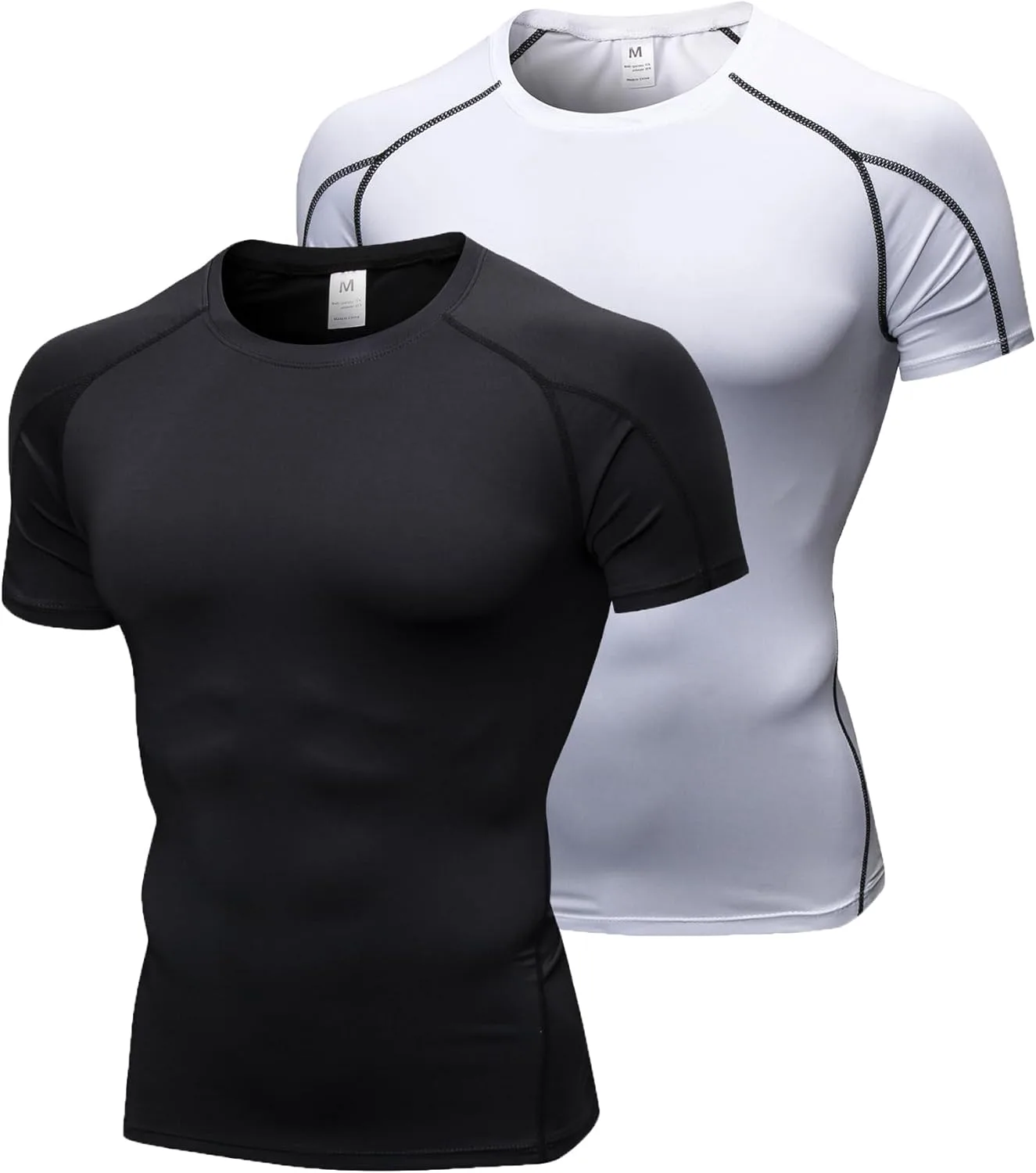 

Мужская компрессионная футболка с коротким рукавом для тренировок Queerier