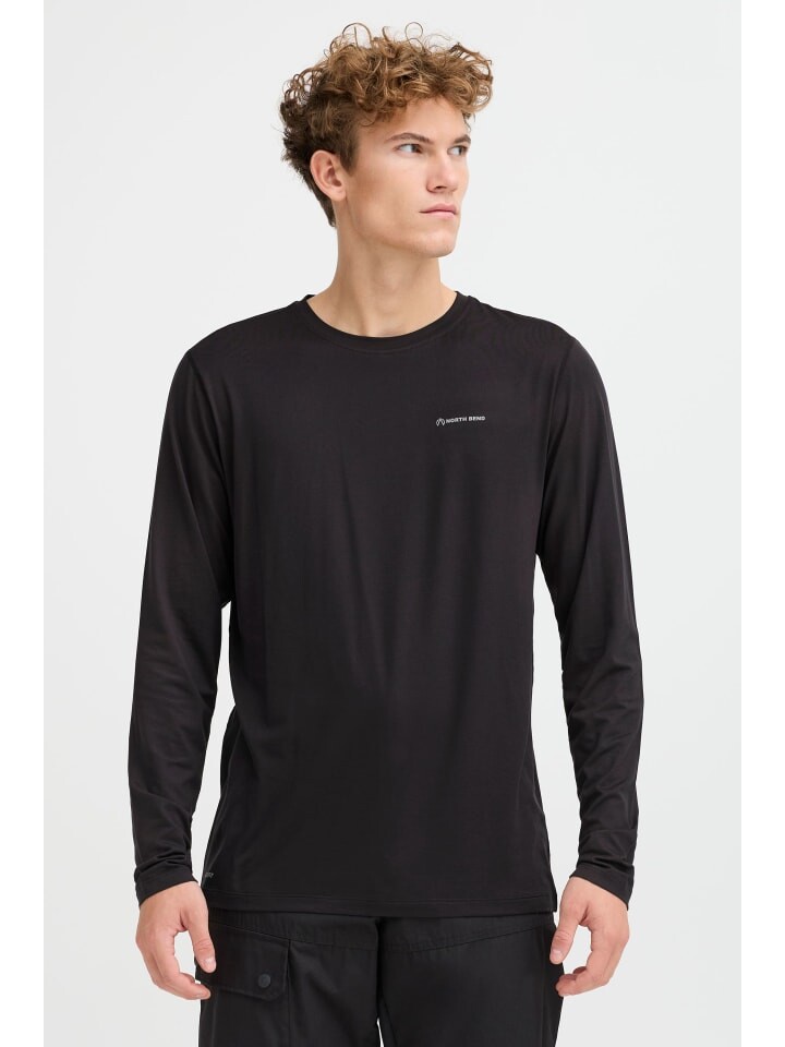 

Футболка North Bend Langarmshirt, черный